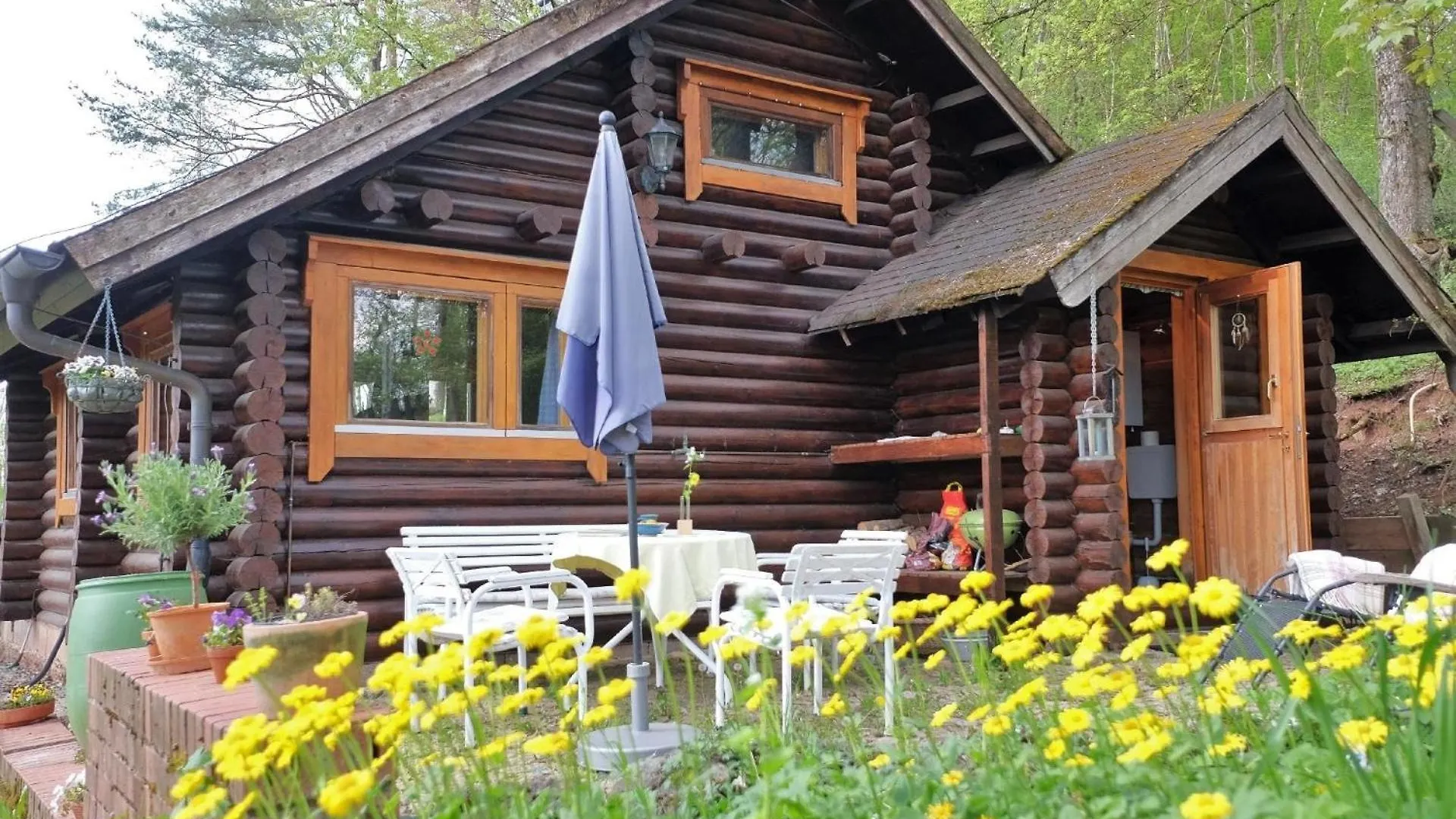 Vila Idyllisches Blockhaus In Weidenberg-Hartmannsreuth